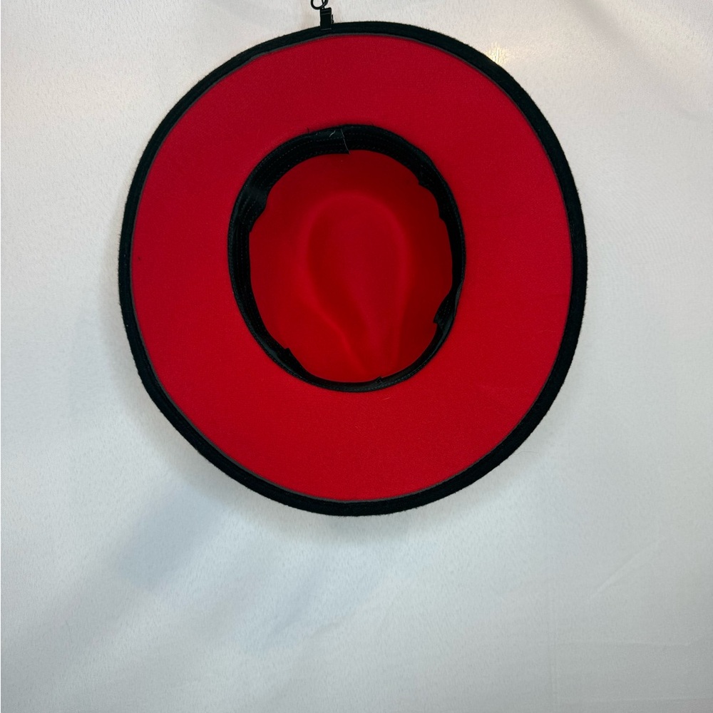 Stylish Red and Black Women's Hat